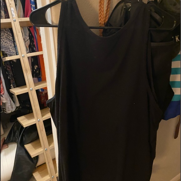 Mens XL Shaka Tank Top (Addicted-High Life) marijuana leaf graphic - Picture 3 of 3